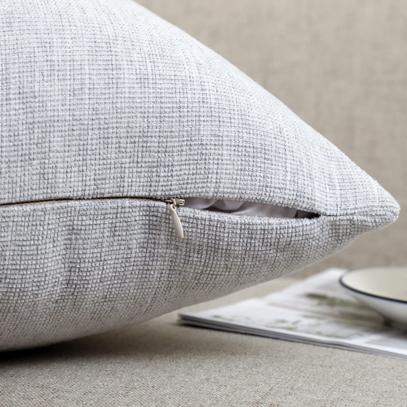 Jepeak Decorative Throw Pillow Covers Cushion Cases Pack of 2