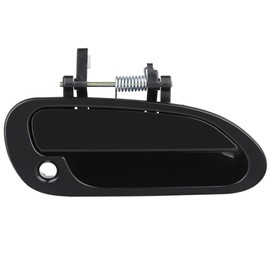 ECCPP - Tiradores de puerta exteriores exteriores exteriores delanteros traseros del lado del conductor de repuesto para 1998 1999 2000 2001 2002 para Honda Accord Black (4 piezas)