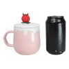 Ebros Gift Whimsical Bunny Rabbit Hiding Strawberries Ceramic Mug Cup