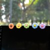 DWUENT 8pcs Daisy Resin Fridge Magnets - Strong Magnetic Flower