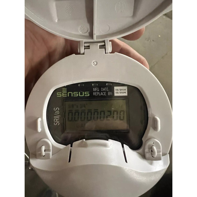 Sensus 5x3/4 Sr2 A Water Meter Register Gallon Read