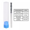 sourcing map Square Nose End Mill, 6mm Tip Dia Solid