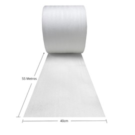 Rollo de Espuma PolyPack de 40cm X 55metros grosor de 1/4 Empaque Mudanza