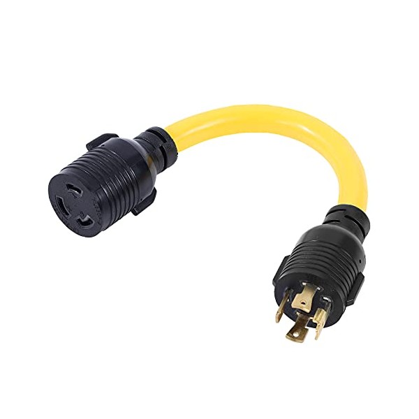 NEMA L14-30P to L6-30R 240V 30 Amp Twist Lock 4