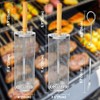 Rolling Grill Baskets, 304 Stainless Steel Nesting Grilling Basket with