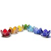 Find Something Different Etwas Finden, verschiedenen Lotus Teelichthalter, Glas, Silber,