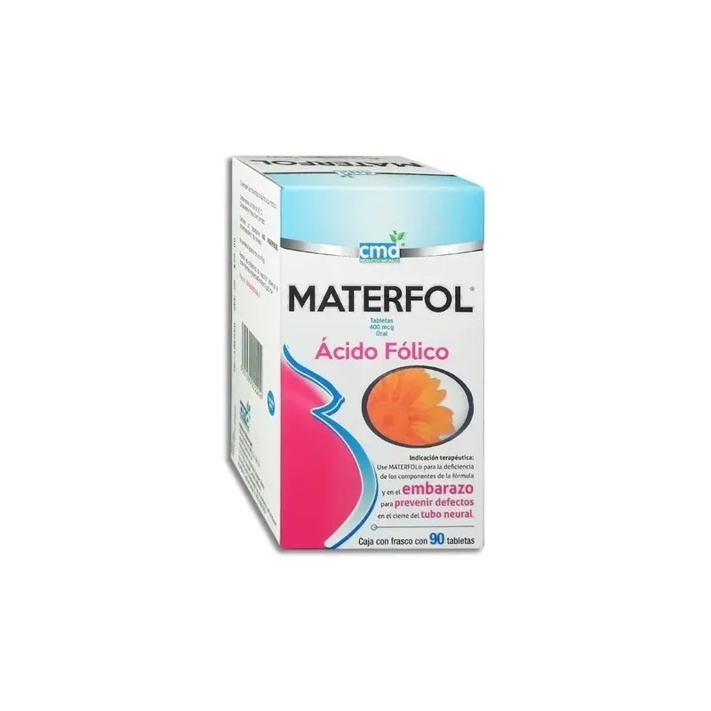 Ácido Fólico Materfol Cmd Tabletas Unidades