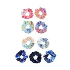 Healeved 9pcs Zipper Hair Ties with Hidden Pocket Stretchable Elastic Ponytail Holders Soft Velvet Hair Bands for Women for Various Outfits and Hairstyles