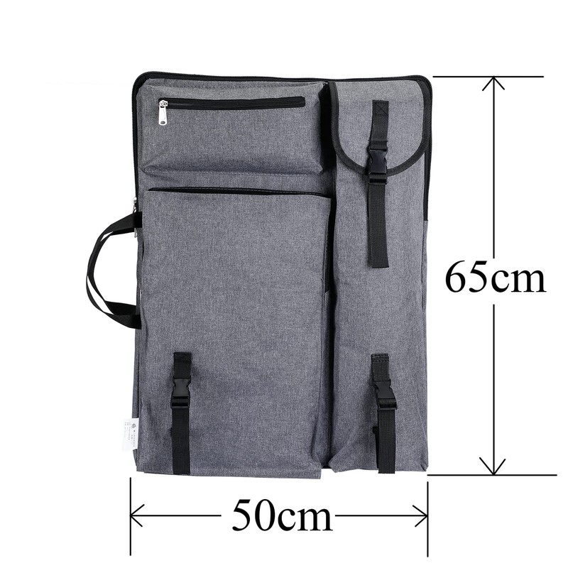 YMTECH Art Bag Canvas Artist Portfolio Case Carry Backpack Sketch