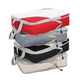 Barsine Large Compression Packing Cubes for Travel 4 Set Luggage Suitcase Organizer Bag Traveling Essentials