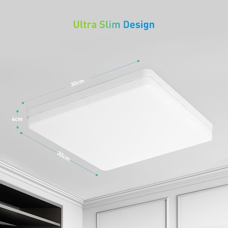 Yafido Ceiling Light Ultra Slim 48W 4320LM LED Panel Light