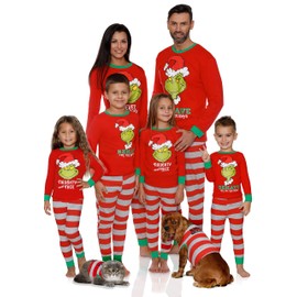 Dr. Seuss Grinch Never Naughty Dog or Cat Holiday Costume, Outfit, Grinch, Size Small/Medium