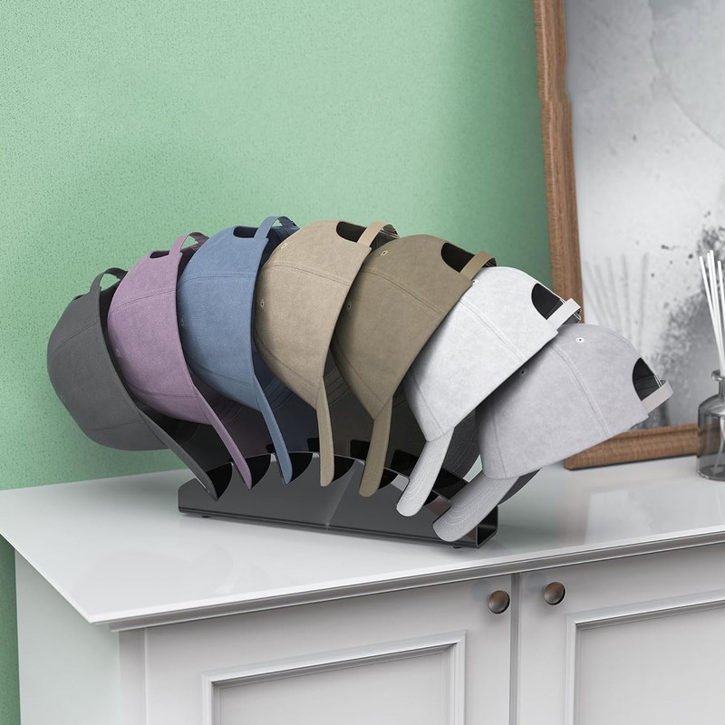 Hat Stand for Baseball Caps Display and Organizer Fan Shaped