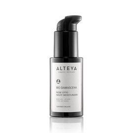 Alteya Organic Night Moisturising Cream 50 ml Organic Certified by Natrue Award Winning All Natural Restore the Skin's youthful Vitality – Skin Care On The Basis for Therapeutic Use Convenient Essential Bioöle (Bulgaria Arische Rose) and Bio Damasc Enatm