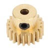 3Pcs RC Car Gear Copper M0.6 3.175mm Diameter Remote Control