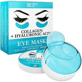 Lorelis Lab Parches Debajo De Los Ojos Para Ojos Hinchados, Ojeras, Piel Opaca - Soporte Hidratante Natural - Ayuda Con Arrugas Y Líneas Finas -...   