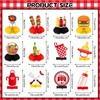 BBQ Party Decorations, 12 Pcs BBQ Baby Shower Decorations, Picnic