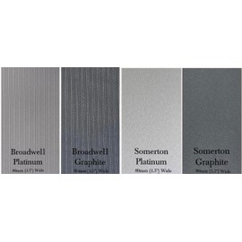 PACK OF 10 SLATS - Grey Custom Made Vertical Blind Replacement SLATS/LOUVRES 89mm (3.5 inch) Wide FREE HANGER, WEIGHT AND CHAIN.