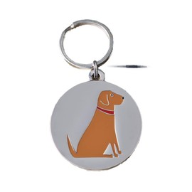 Sweet William Fox Red Labrador Dog Tag / Keyring