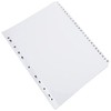 Q-Connect 1-50 Index Multi-Punched Reinforced Board Clear Tab A4 White