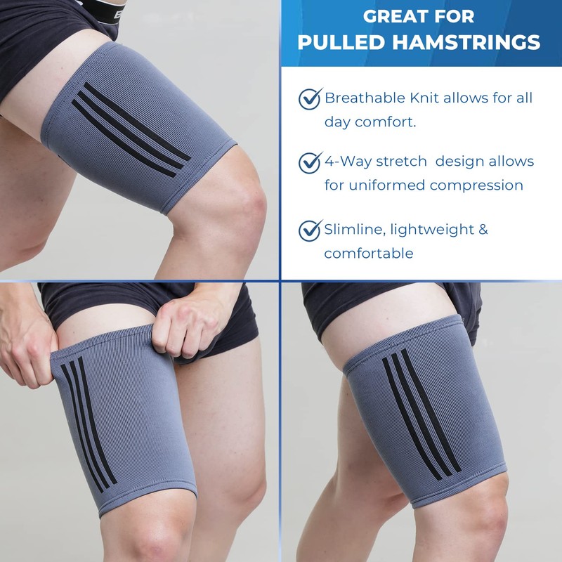 Thigh support sleeve by Kedley | Elastic compression band ideal