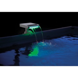 Intex Multi-Color LED Waterfall Cascade for Intex Above Ground Pools, with Hydroelectric Power - No Batteries Required