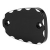 Front Brake Upper Fluid Reservoir Cap Cover Aluminum Alloy Fit