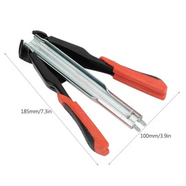 Alicates Antideslizantes para Instalación de Anillos de Jaula para Cerdos – Equipo de Clip Tipo C con Agarre Cómodo para Cercas de Animales