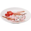 PEANUTS SN2101-333 Snoopy 3.5 inch (9 cm) Bean Plate, Red