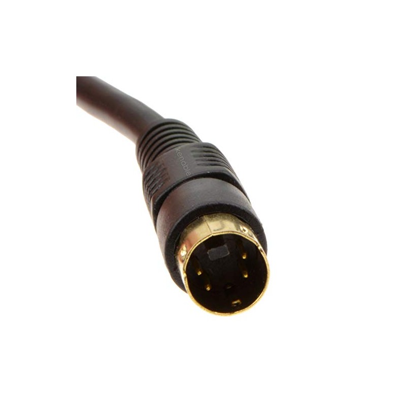 SVHS S VIDEO CABLE 4 PIN MINI DIN MALE to