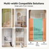 71" Extra Tall Pet Gate, 29.5-43" Wide with Adjustable Cat
