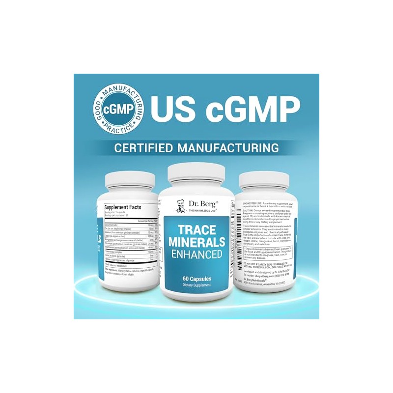 Dr. Bergs Trace Minerals Enhanced Complex - Complete with 70
