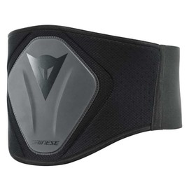 Dainese - Lumbart Belt High, Unisex Motorcycle Lumbar Support for Adults, Semi-Rigid High Structure, Adjustable Lumbar Strap, Comfortable, Black