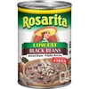 Rosarita Low Fat Refried Black Beans, 16 oz, 12 Pack