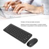 Keyboard Mouse Combo 2.4G Wireless Round Keycaps Ergonomic Design Silent