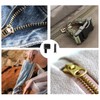 120pcs Zipper Repair Kit,Zipper Repair,for Coats Jacket Repair and Replacement