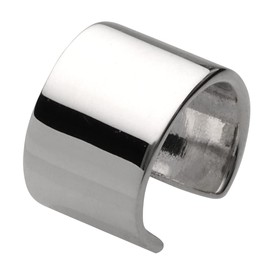 Brand Name: 2PIECES pi0554 Men's Silver Ear Cuff, Simple Accessory, Sold for Single Ear, Sterling Silver Silver
