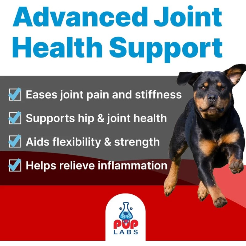 Pup Labs Freedom Joint Chews - Delicious Dog Hip and