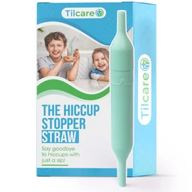 Hiccup Straw by Tilcare - Natural Remedy for Hiccups in Children and Adults - Food-Grade Anti-Hiccup Device for at Home and Travel