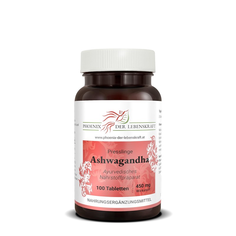 Ashwagandha Tablets of 450 mg Active Ingredient (Indian Ginseng, Sleep