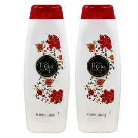 Maja Extreme Moisture Body Lotion, Perfumed Body Lotion for Extra Dry Skin, Assists in Moisturizing Keeping your Skin Hydrated, with Almond Oil and Vitamin E, 2-Pack of 13.5 FL Oz each, 2 Bottles