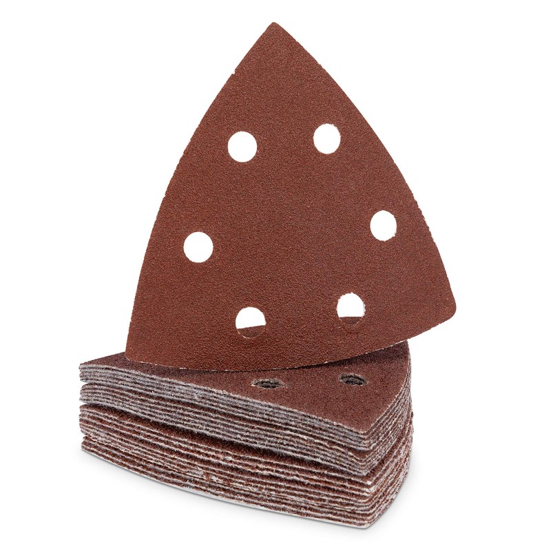 Navaris 100 x Velcro Delta Sandpaper for Triangle Sanders -