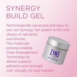 Young Nails Synergy Gels - Easy to Use Technologically Advanced Chain Entanglement. Build, Conceal, Sculpt, & Gloss - Available in 15 gram, 30 gram, & 60 gram size options