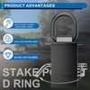 Stake Pocket D Ring for Trailer Heavy Duty, D-Ring Stake