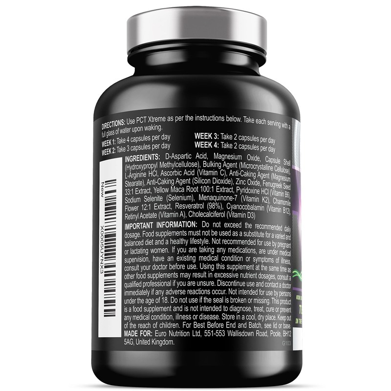 PCT Xtreme - PCT Post Cycle Supplement for Men -