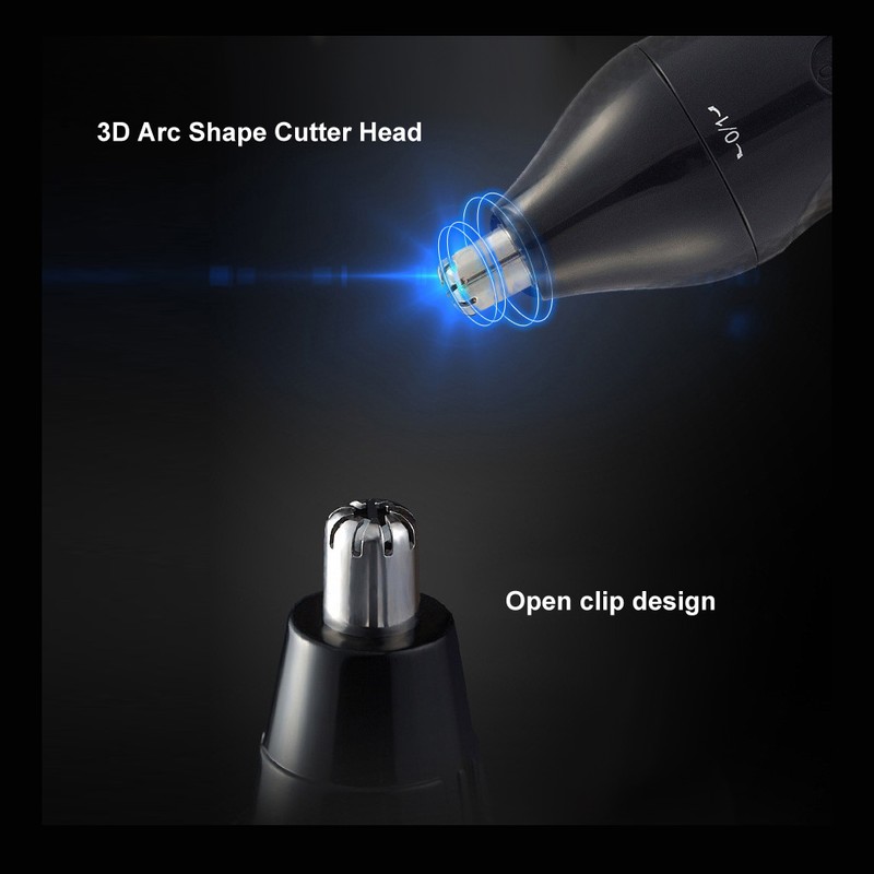 SPORTSMAN Men Electric Nose Hair Sideburns Beard Trimmer USB Hair