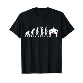 Sumo Wrestler Evolution Japanese Sport Sumo Wrestling T-Shirt