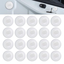 Anyhut 20 PCS Car Door Shock Absorber, Triple Cushioning & Noise Reduction Car Door Bumper Protector, Protect Doors & Reduce Noise, Universal Anti-Slam Buffer for Most Vehicles (Fluorescence White)