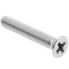 NOTRICKT MS-012 M4x25 Cross Hole Countersunk Machine Screw, Stainless Steel,