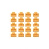 Lindy RJ45 Port Locks, Orange, 20pcs